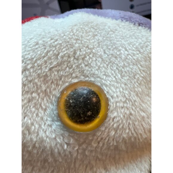 Parrot Hand Puppet Scarlet Macaw 14" Damage to Eyes - Picture 3 of 6